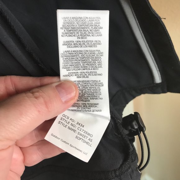 NWT Columbia Women's Sweet As Softshell Stanford Law School Jacket Black~ Size S - Picture 10 of 10